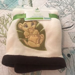 Disney Lion King baby blanket 30”x40”